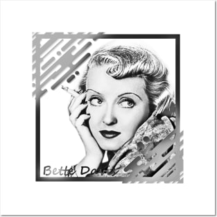 Bette Davis in Black & White Frame Concept Posters and Art